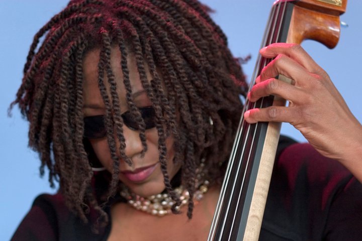 Renowned Detroit bassist Marion Hayden performing on upright bass